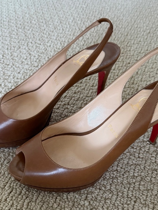Christian Louboutin Shoes - Christian Louboutin sling back heels